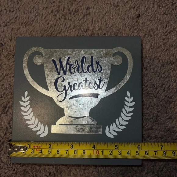 “Worlds Greatest Grandpa” Hanging Sign - Picture 6 of 7